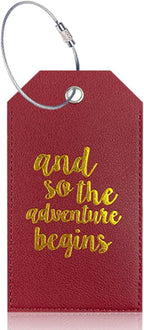 Portable Leather Travel Labels - Image 7