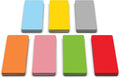 Attractivia Dry Erase Magnetic Labels 2.8 x 1.2 in, Solid Colors, Dry Erase by Attractivia