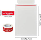 Neehows 100 Pack 5x6.9" Rigid Mailers Cardboard Envelopes, 400GSM Photo Mailers - Image 4