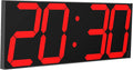 LED Large Digital Wall Clock, Oversize Wall Clock by CHKOSDA