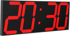 LED Large Digital Wall Clock, Oversize Wall Clock by CHKOSDA