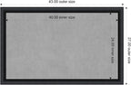 Amanti Art Black Framed Magnetic Board 27x43 Large Vision Board - Image 3