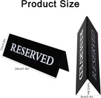 6 Pieces Plastic Reserved Table Sign - Image 2