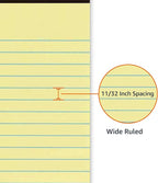 Amazon Basics 50 sheet Wide Ruled Lined Writing Note Pad, 8.5" x 11.75" - Image 3