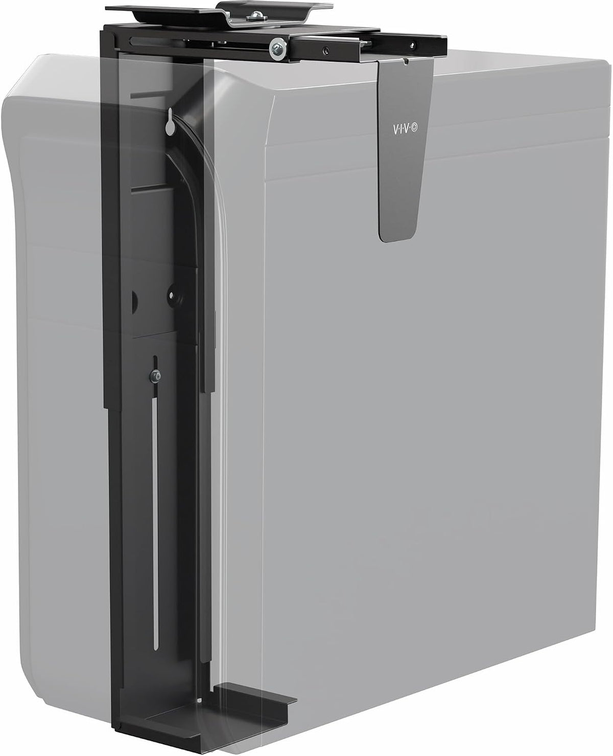 VIVO Black Large Under Desk and Wall Office PC Mount, MOUNT-PC01L