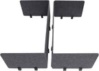 ReFocus Raw Clamp-On Acoustic Desk Divider Mounted Privacy Panel Set – Reduce - Image 7