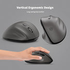 Ergonomic Wireless Mouse with USB Receiver - Image 3