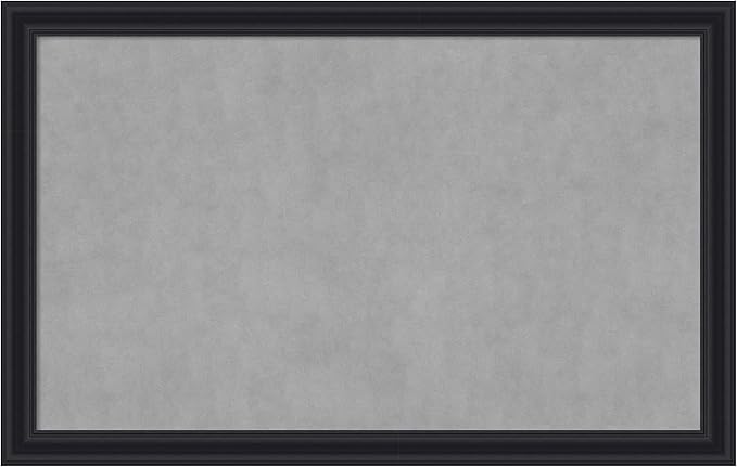Amanti Art Black Framed Magnetic Board 28x44 Large Vision Board by AmantiArt