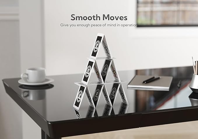 Claiks Glass Standing Desk - Image 9