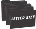 File Folder, RAZCC 150 Pack 1/3 Cut Tab File Folders Letter Size, Folders - Image 6