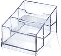 Clear Acrylic Business Card Holder, 3 Tier Premium Acrylic Clear Business Card by MESCHETT