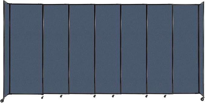 Versare Straightwall Sliding Portable Wall Partition | Freestanding Office by VERSARE