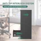 FLIXELIO 4 Drawer File Cabinet - Image 4