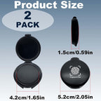 Fingerprint Ink Pad 2 Pack Black Thumbprint Ink Pad - Image 2