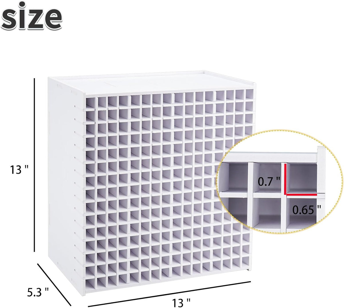 SANFURNEY Marker Pen Organizer Holder for 240 Markers