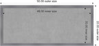 Amanti Art Grey Framed Magnetic Board 22x50 Oversize Vision Board - Image 4