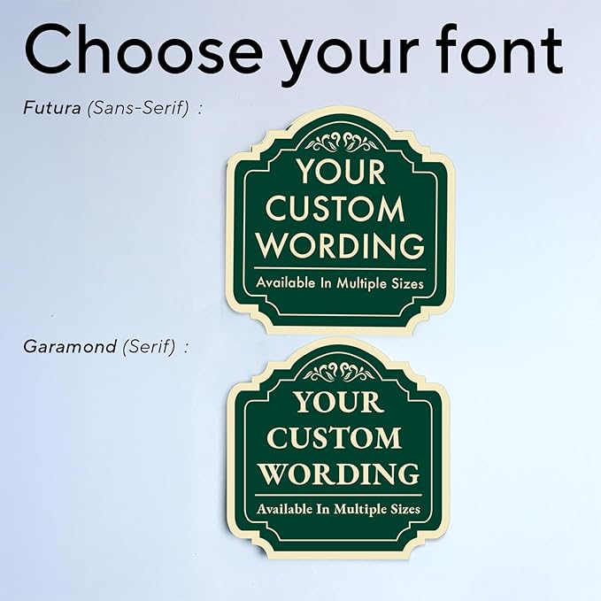 Custom Decorative Outdoor Metal Sign - Image 9