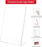 Acrylic Sign Holder 8.5 x 11 Inches - Image 2