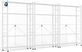 ALANNG 40" W Foldable 5-Tier Storage Shelves by ALANNG
