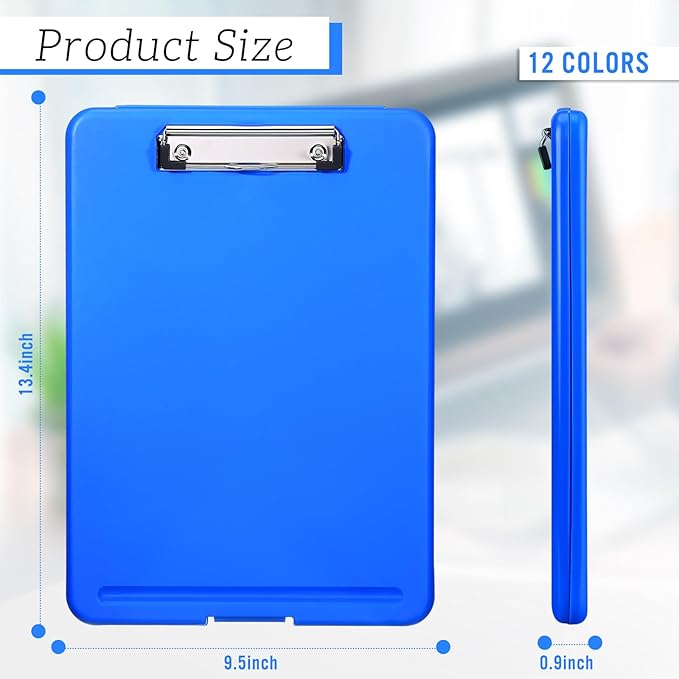 Ireer 12 Pcs Plastic Clipboard - Image 2
