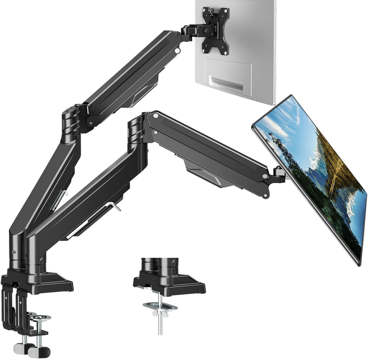 dual monitor mount for screens up to 43", main product view