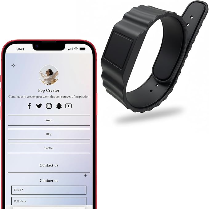 Digital Business Card Wristband by itapring