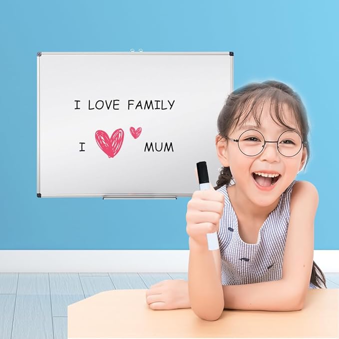 XIWODE 18x24 Inch Magnetic Dry Erase Whiteboard，Silver Aluminum Frame - Image 6