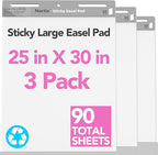 Nortix Flip Chart Paper, Sticky Easel Pads, Chart Paper by Nortix