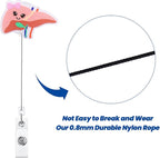 Funny Liver Nurse Badge Reel | Cute Retractable ID Card Hepatologist Badge - Image 5