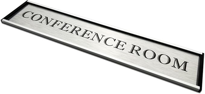 SINKAA Personalized Name Plate for Door or Wall, 2 * 10 inch Custom Office - Image 3