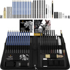 castle art supplies 40 piecedrawing, sketching and charcoal, main product view