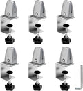 6-Pack Desk Shield Clamp for 2 to 20mm Thick Panel, Adjustable Desk Divider by Unknown