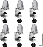 6-Pack Desk Shield Clamp for 2 to 20mm Thick Panel, Adjustable Desk Divider by Unknown