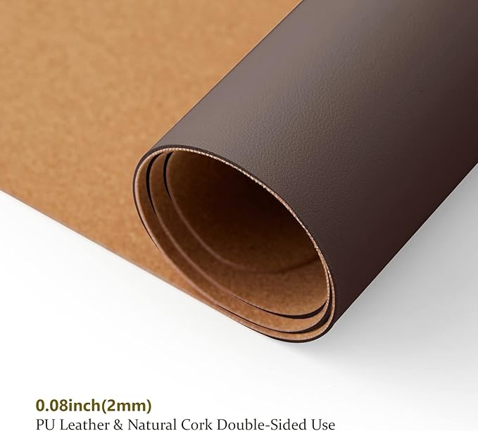 Cork Desk Mat - Dual-Sided Desk Pad - Image 3