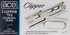 Advantus Ace Chrome Clipper Stapler (ACE07020) | Heavy-duty Stapling Plier | Chrome Plated Finish | Uses Clipper 70001 Undulated Staples