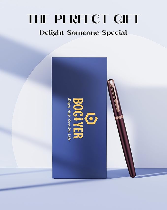 BOCIYER samurai Fountain Pen Set, Hand Polished Medium Nib, Calligraphy Nib - Image 7