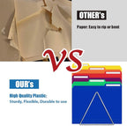 36 Pack Plastic File Folders Colored - Image 2