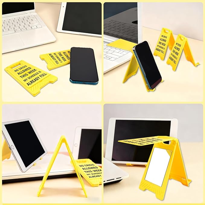 Funny Office Desk Accessories, Office Cubicle Decor, Desk Decor, Phone Holder - Image 5