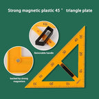 Magnetic Geometry Tool, School Supplies Protractor Compass Set, Teacher Board - Image 3
