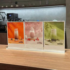 newnewshow 5“x7” Acrylic Sign Holder 6 Pack Vertical T Shape Double-Sided - Image 4