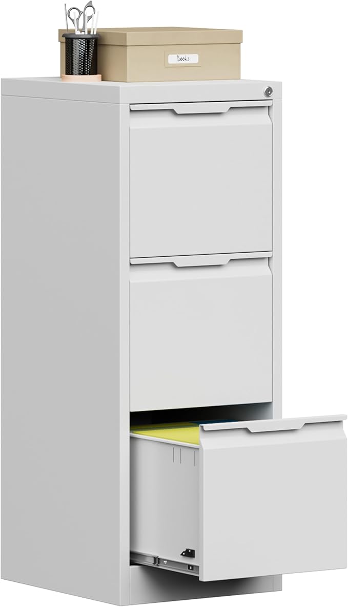 Bestoo 3-Drawer File Cabinet by Bestoo