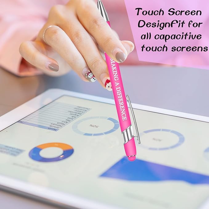 Zonon 12 Pcs Inspirational Pens Bulk Funny Ballpoint Pen - Image 4