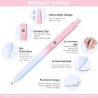 Easter Basket Essentials, Easter Basket Stuffers, Gradient Color Cute Pens - Image 2