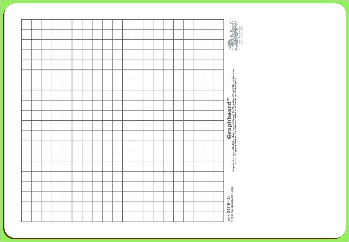 30 Student GRAPHBOARD Combo Pack Double Sided, with Dry Erase Boards, Markers...