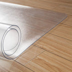 Kuyal Clear Chair mat for Hard Floors 48 x 48 inches Transparent Floor Mats - Image 5