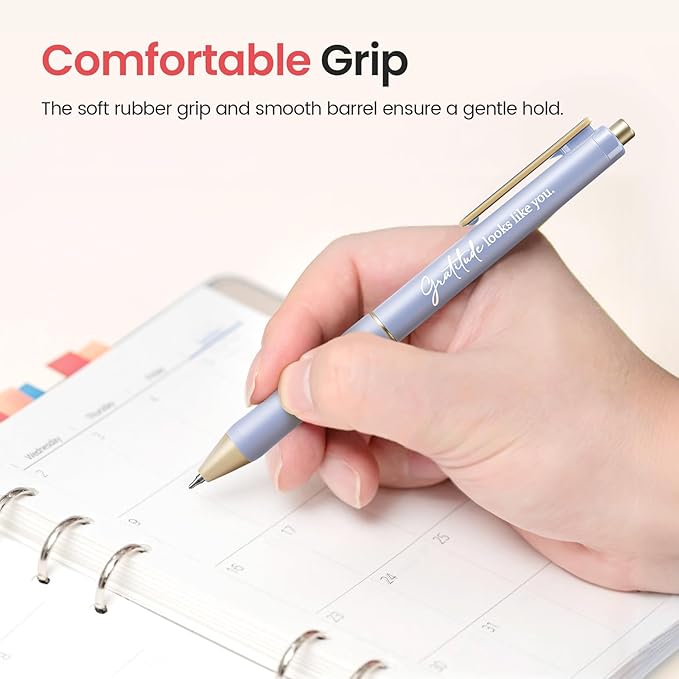 Taja Gel Pens, 0.5mm Fine Point Smooth Writing Pens - Image 6