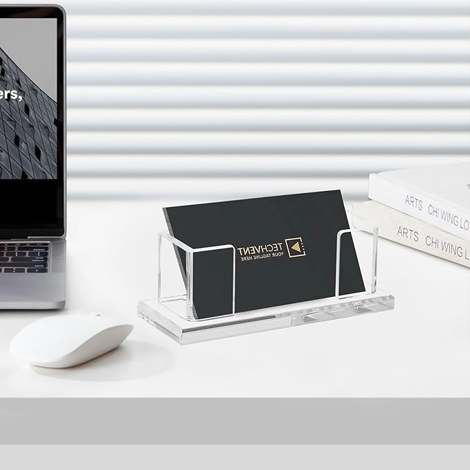 Weiai Acrylic Business Card Holder Stand - Image 6