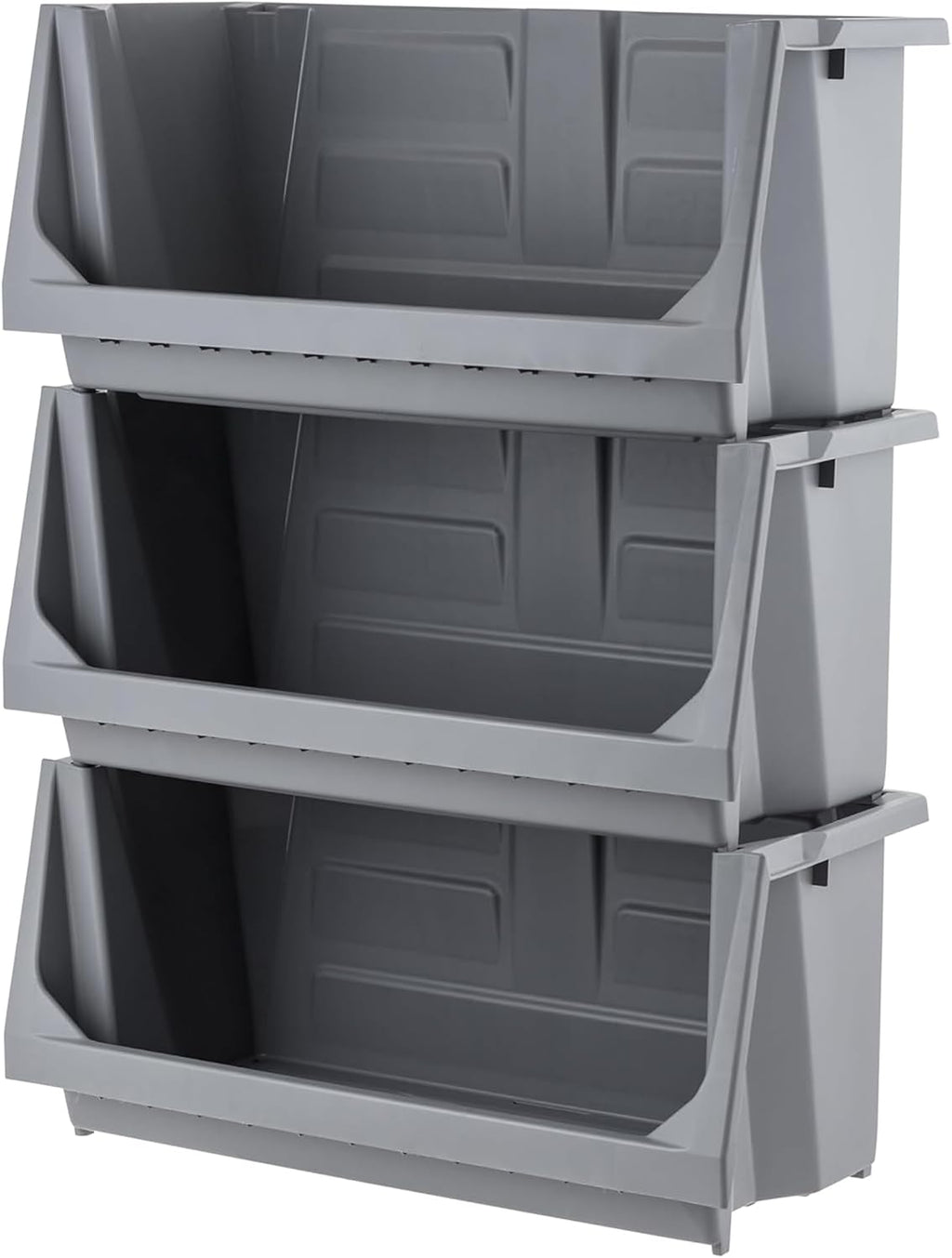 iris usa open front storage bins, heavy duty, main product view