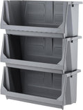 iris usa open front storage bins, heavy duty, main product view