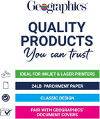 Geographics Recycled Blank Parchment Certificate Paper, 8.5 x 11, Optima Green - Image 5